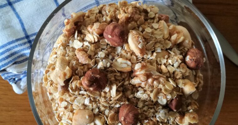 Home made granola