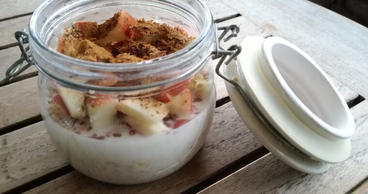 Overnight Oats Appeltaartje